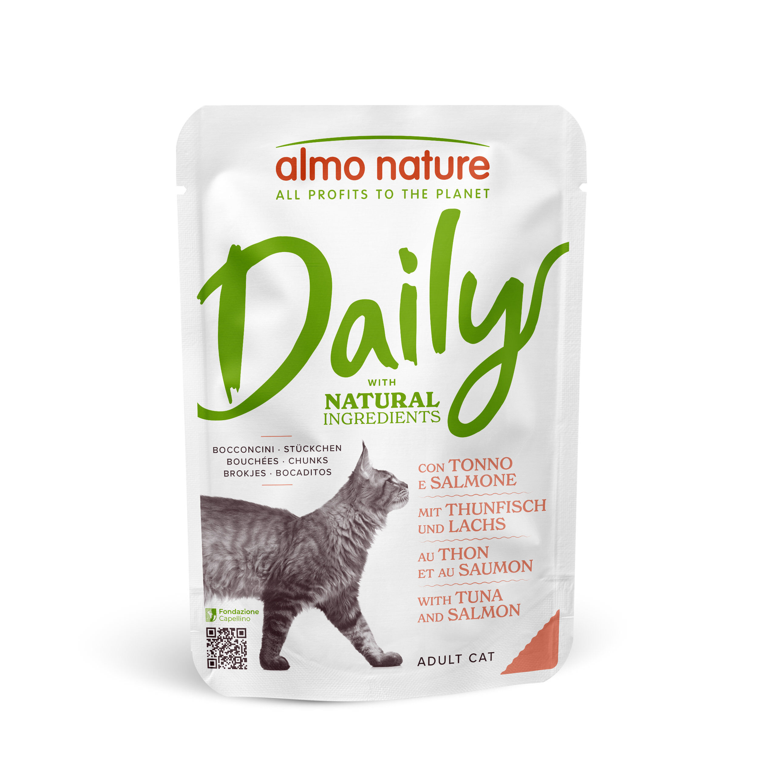 Almo Nature - P&acirc;t&eacute;e Daily Thon Et Saumon - 70g Image num&eacute;ro 1