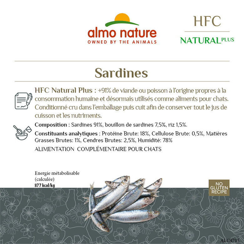 Almo Nature - Pochon Alternative Bouillon à la Sardine pour Chat - 55g Image numéro 2 Almo Nature - Pochon Alternative Bouillon à la Sardine pour Chat - 55g Image numéro 2