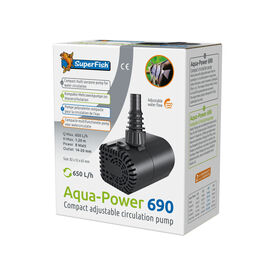 Superfish - Pompe à Eau Aqua-Power 690 pour Aquarium - 690L/H