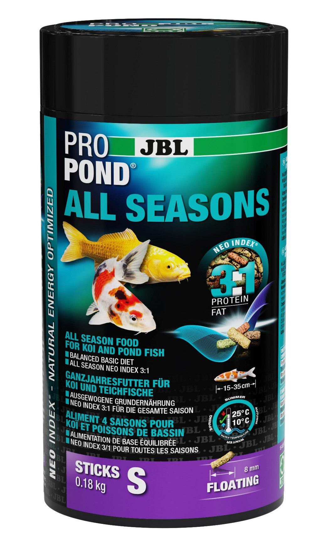 JBL - Aliment Propond All Seasons pour Ko&iuml;s et Poissons de Bassin - 180g Image num&eacute;ro 1