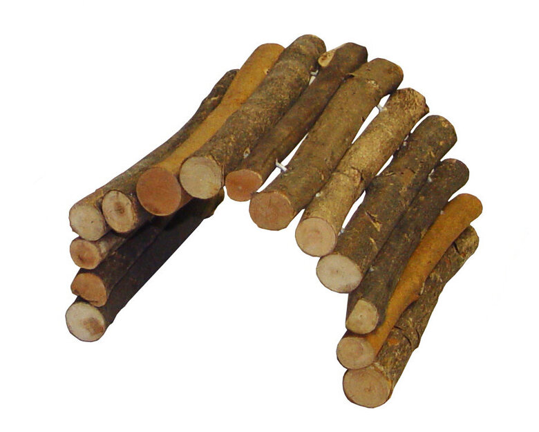 Rongis - Pont Flexible en Bois pour Cochon d'Inde et Gerbille - 27cm Image numéro 1 Rongis - Pont Flexible en Bois pour Cochon d'Inde et Gerbille - 27cm Image numéro 1