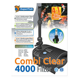 Superfish - CombiClear 4000 Filtre + UV + Pompe pour Bassin