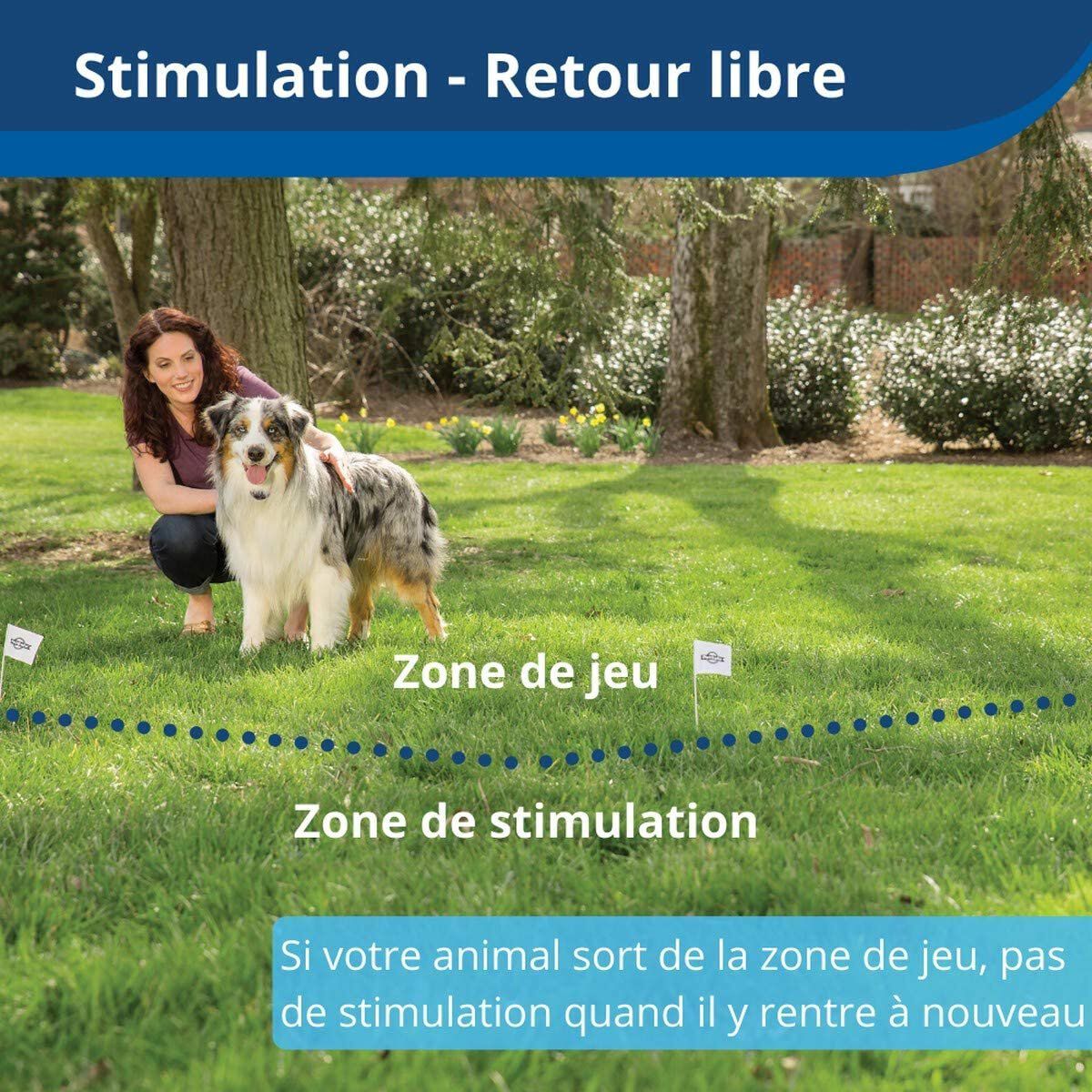 Petsafe - Cl&ocirc;ture Anti-Fugue sans Fil Stay and Play pour Chiens Image num&eacute;ro 5