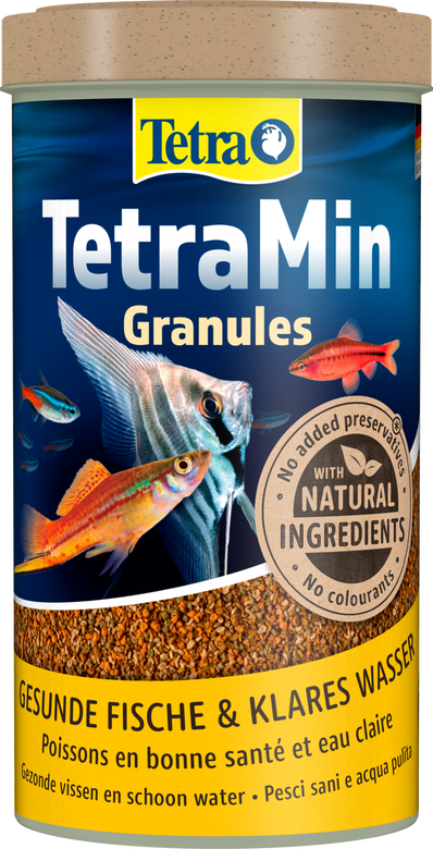 Tetra - Aliment Complet TetraMin Granules en Granulés pour Poissons Tropicaux - 500ml Image numéro 1 Tetra - Aliment Complet TetraMin Granules en Granulés pour Poissons Tropicaux - 500ml Image numéro 1