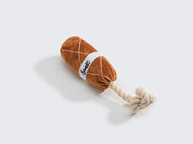 French Bandit - Jouet Saucisson en Peluche pour Chiens - 30cm