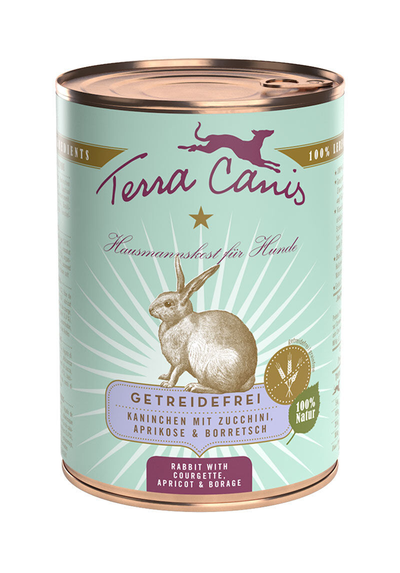 Terra Canis - Aliment Naturel sans C&eacute;r&eacute;ales au Lapin pour Chiens - 400g Image num&eacute;ro 1