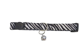Gotoo - Collier à Motif de Zèbre pour Chat - 20/30cm