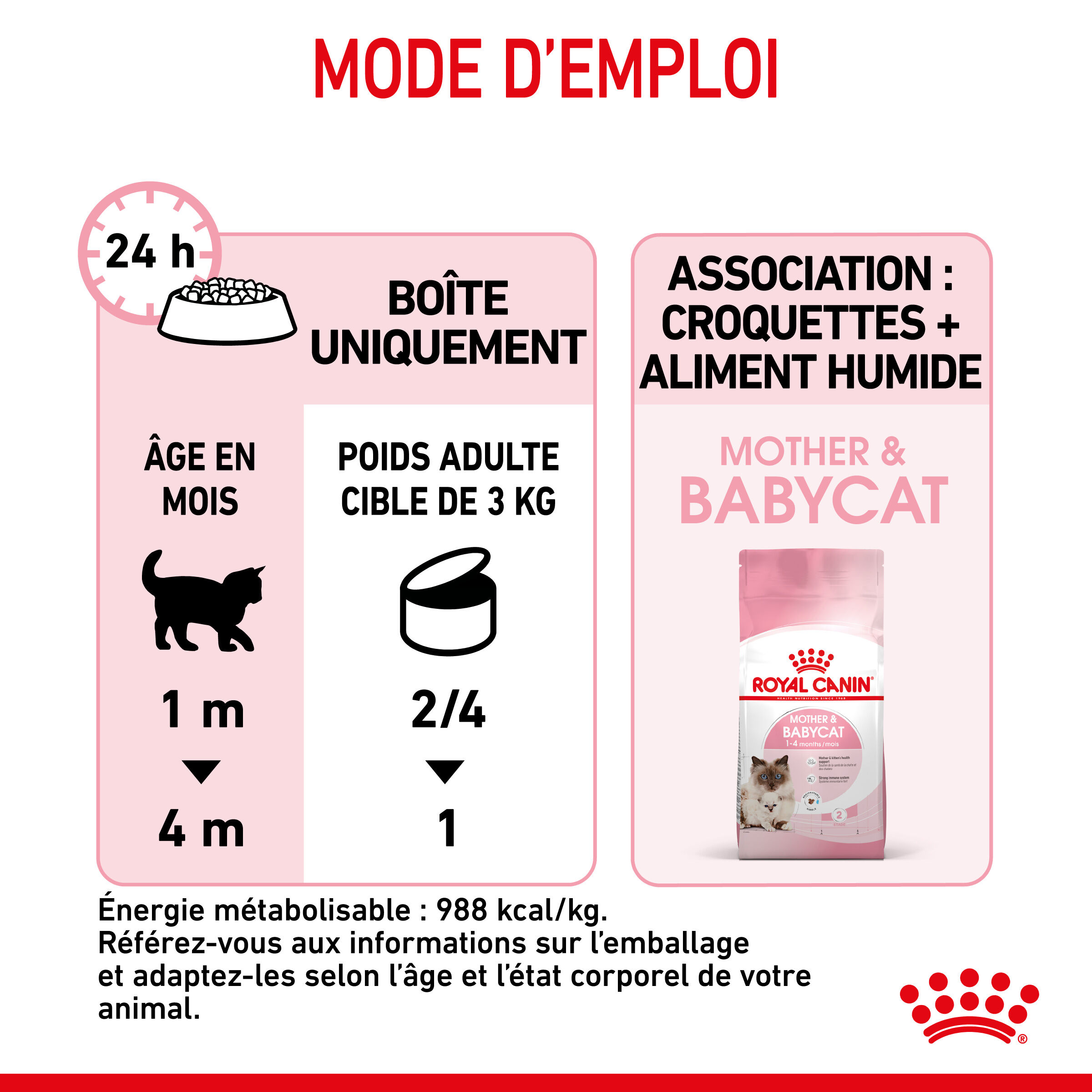 Royal Canin - P&acirc;t&eacute;e en Mousse Mother & Babycat pour Chatons - 12x195g Image num&eacute;ro 7