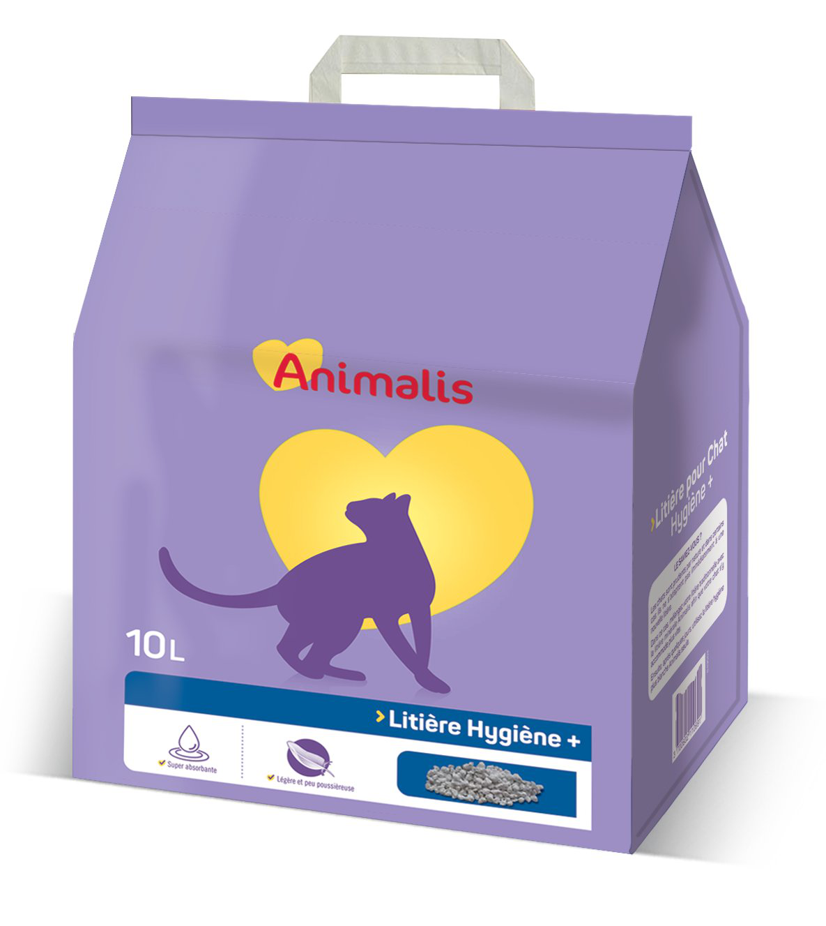 Animalis - Liti&egrave;re Hygi&egrave;ne Plus Min&eacute;rale pour Chat - 10L Image num&eacute;ro 1