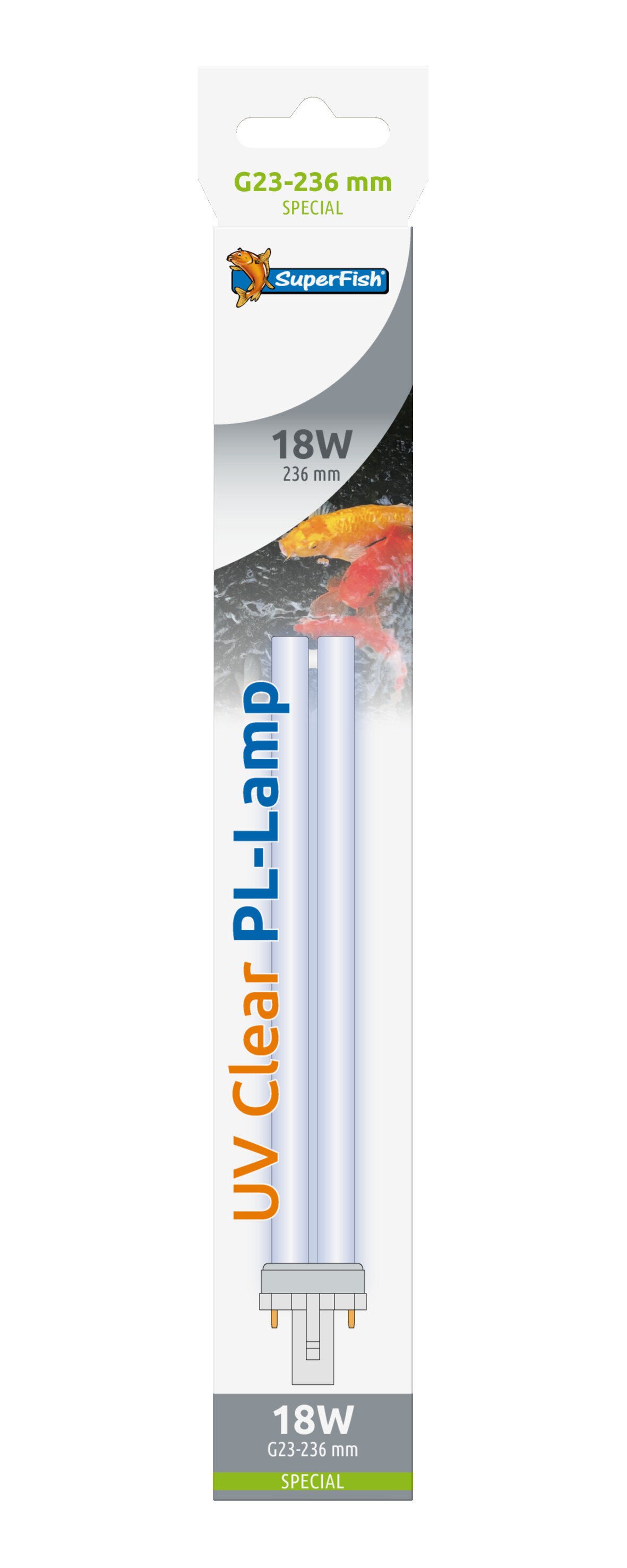 Superfish - Lampe UV Clear PL 18W G23-236MM SP pour Bassin Image num&eacute;ro 1