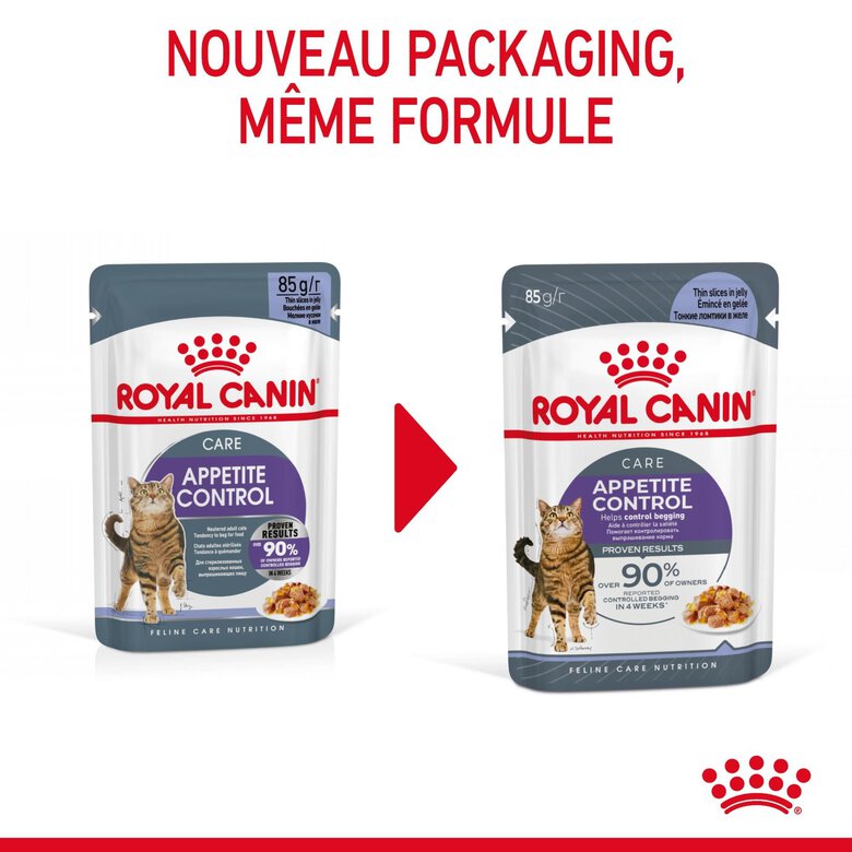Royal Canin - Sachets Appetite Control Care en Gelée pour Chat - 12x85g Image numéro 11 Royal Canin - Sachets Appetite Control Care en Gelée pour Chat - 12x85g Image numéro 11