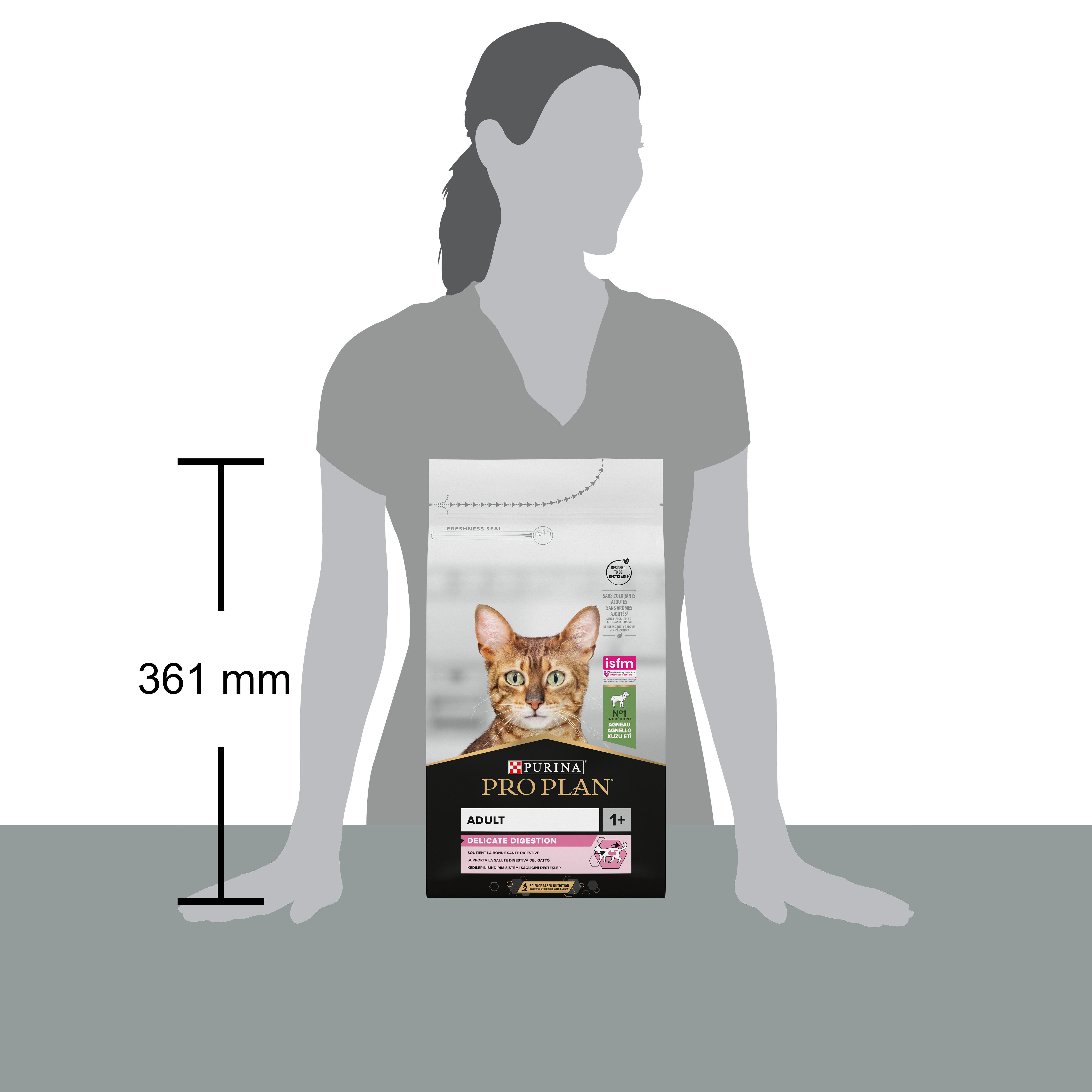 Pro Plan - Croquettes OPTIRENAL Delicate Agneau pour Chat - 1,5Kg Image num&eacute;ro 6