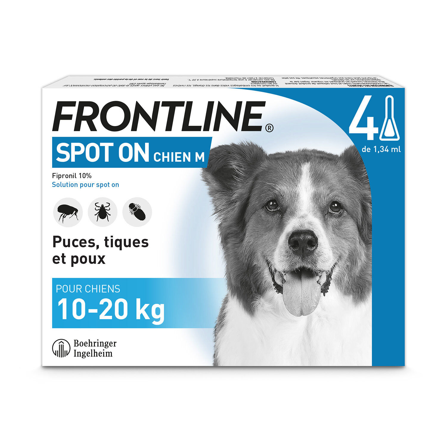 Frontline - Pipettes Antiparasitaire pour Chien de 10 &agrave; 20Kg - 4x1,34ml Image num&eacute;ro 1