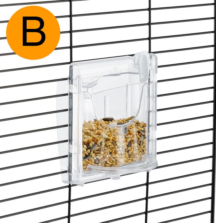 Ferplast - Cage Giusy pour Oiseaux Exotiques - Rouge Image numéro 9 Ferplast - Cage Giusy pour Oiseaux Exotiques - Rouge Image numéro 9