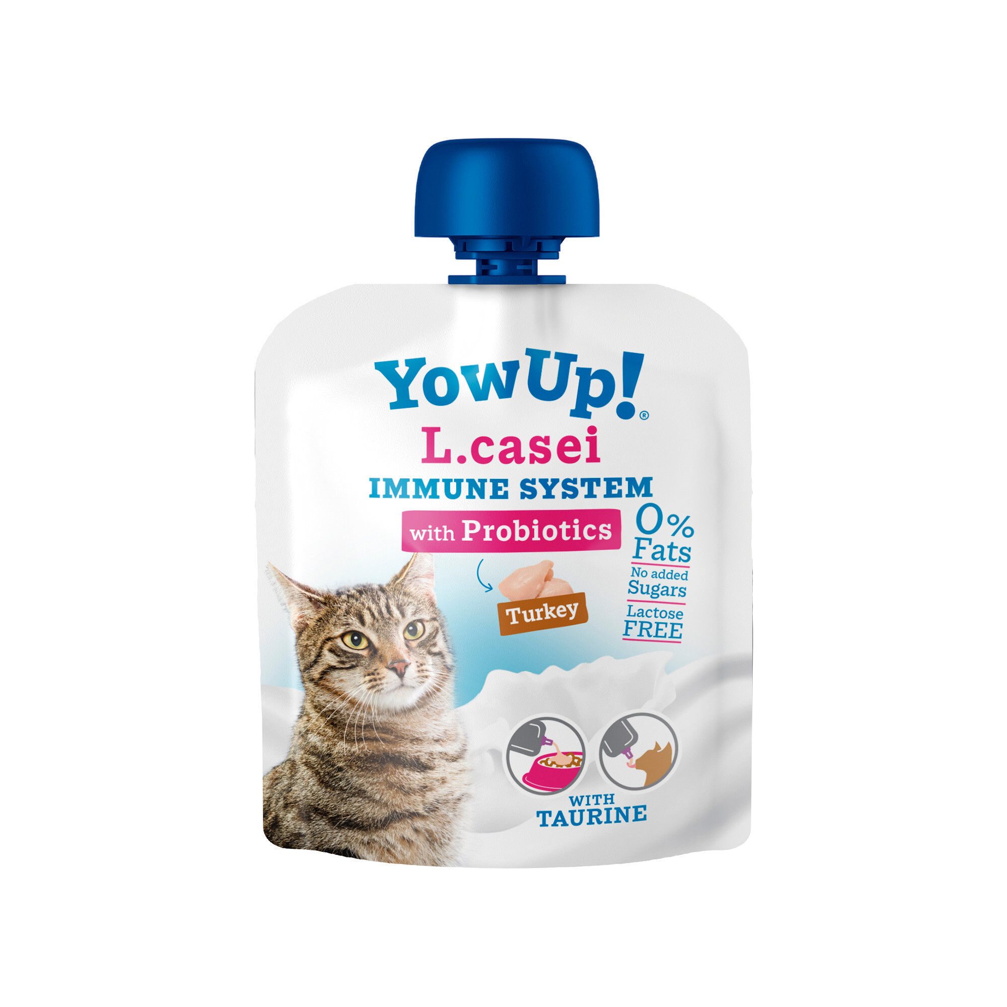 Yowup - Yaourt L.Casei &agrave; la Dinde pour Chats - 85g Image num&eacute;ro 1