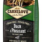 Carnilove - Croquettes Adulte au Canard et Faisan pour Chien - 12+2Kg image number null