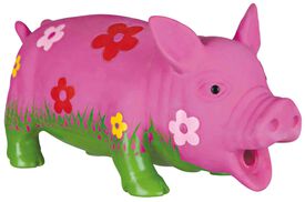 Trixie - Cochon son original en latex/fibre de polyester - 20 cm