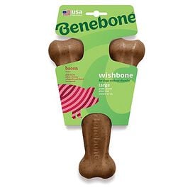 Benebone - Jouet Os à Mâcher Wishbone Bacon