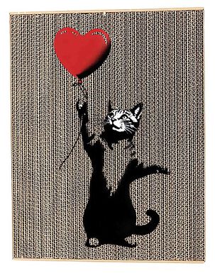Pet-Design - Griffoir Balloon pour Chats - 43x34x2.5 cm