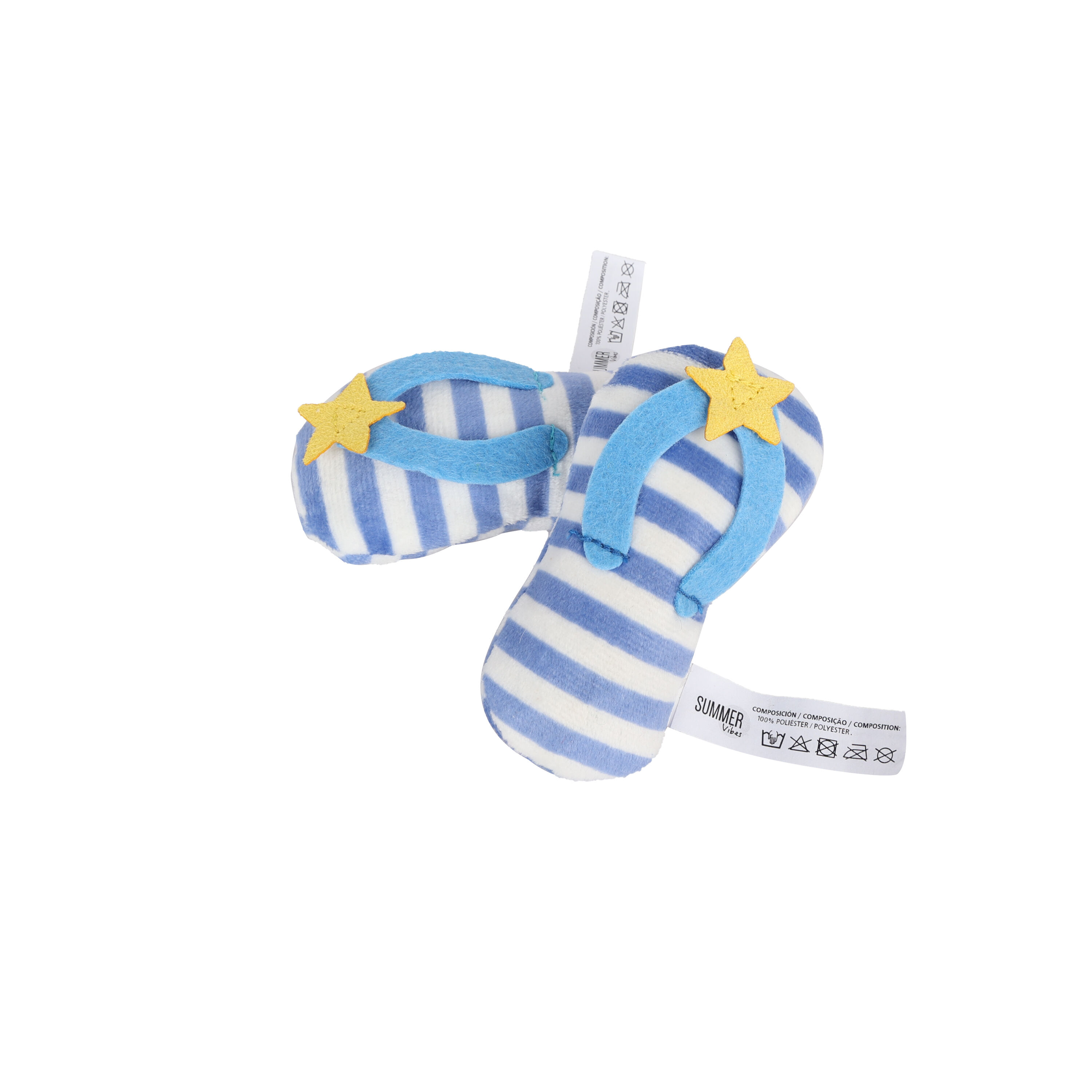 Summer Vibes - Jouet Peluche Tongs pour Chats - x2 Image num&eacute;ro 2