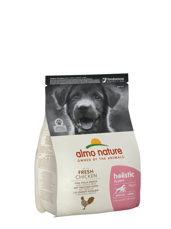 Almo Nature Holistic - Puppy Moyenne Race Poulet Frais Sac - 2 Kg Image numéro 1 Almo Nature Holistic - Puppy Moyenne Race Poulet Frais Sac - 2 Kg Image numéro 1