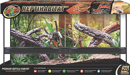 Zoomed - Terrarium double porte - 76x30x40 cm Image num&eacute;ro 1