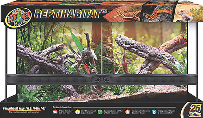 Zoomed - Terrarium double porte - 76x30x40 cm Image numéro 1 Zoomed - Terrarium double porte - 76x30x40 cm Image numéro 1