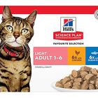 Hill's Science Plan - Sachets Light Multipack pour Chat - 12x85g image number null