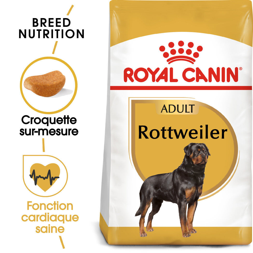 Royal Canin - Croquettes ROTTWEILER ADULT pour Chiens - 12KG Image num&eacute;ro 1