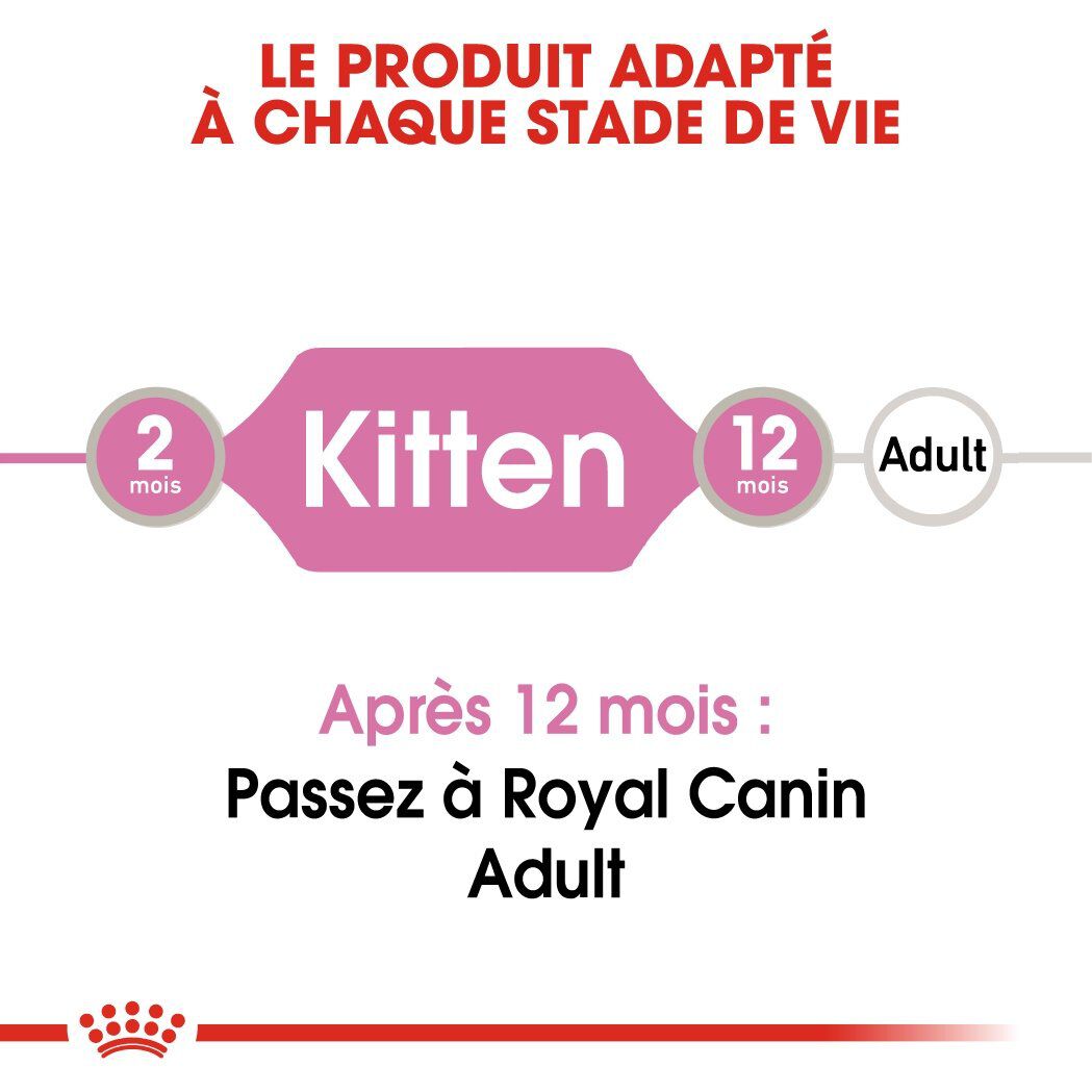 Royal Canin - Sachets Kitten Instinctive en Gel&eacute;e pour Chaton - 12x85g Image num&eacute;ro 3
