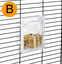 Ferplast - Cage Pagode pour Oiseaux - Blanc Indicateur image numéro 5