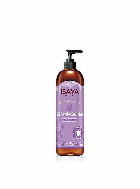 Isaya - Shampoing Poils Blancs pour Chien et Chat - 500ml image number null