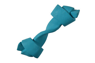 Croci - Jouet Os en Caoutchouc Bleu pour Chiens - 22cm