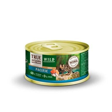 True Origins Wild - Pâtée au Saumon pour Chats Adultes - 100G