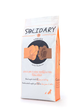 Solidary - Croquettes Dog 26 pour Chiens Adultes et Jeunes - 15Kg