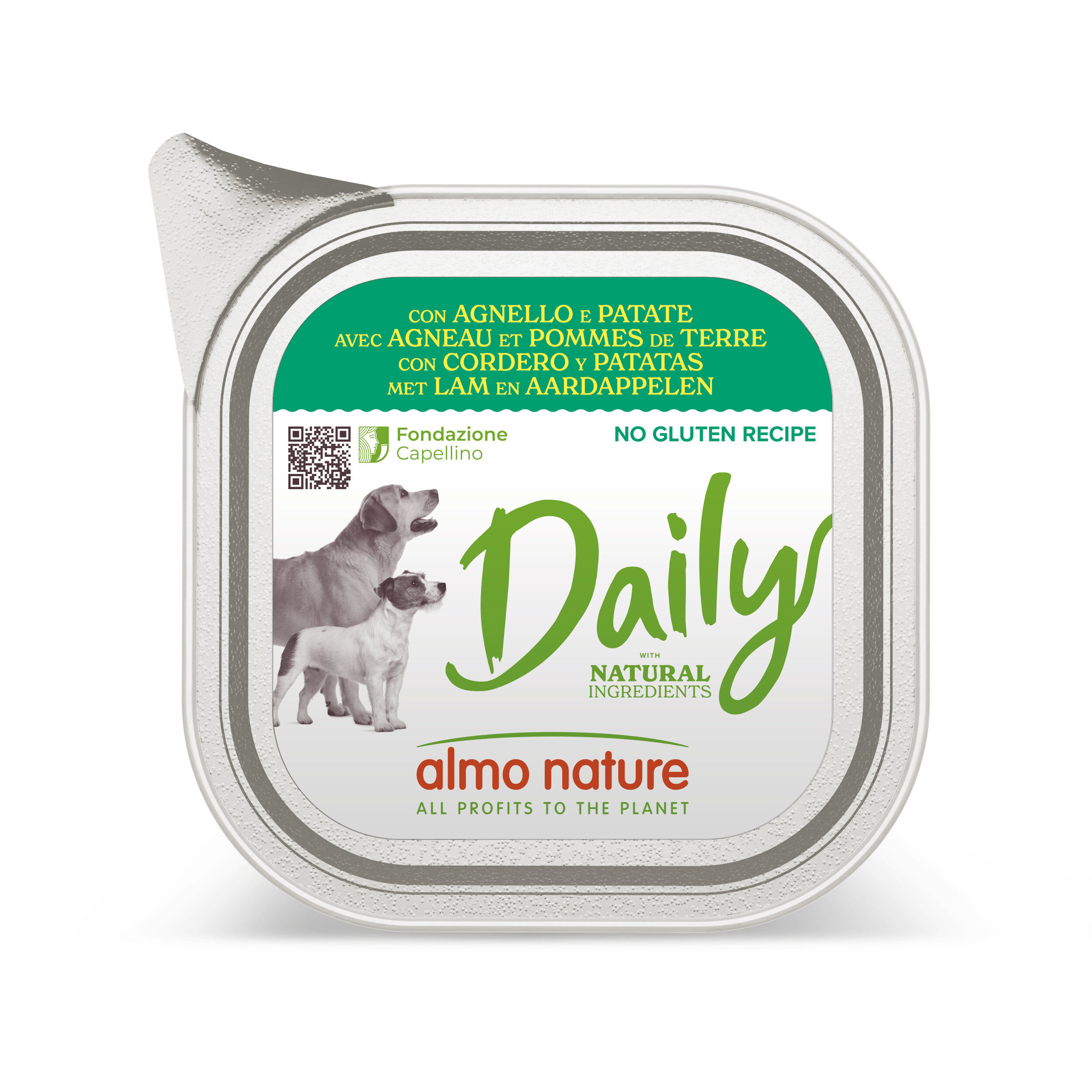 Almo Nature - P&acirc;t&eacute;e Daily Nogluten Agneau - 100g Image num&eacute;ro 1
