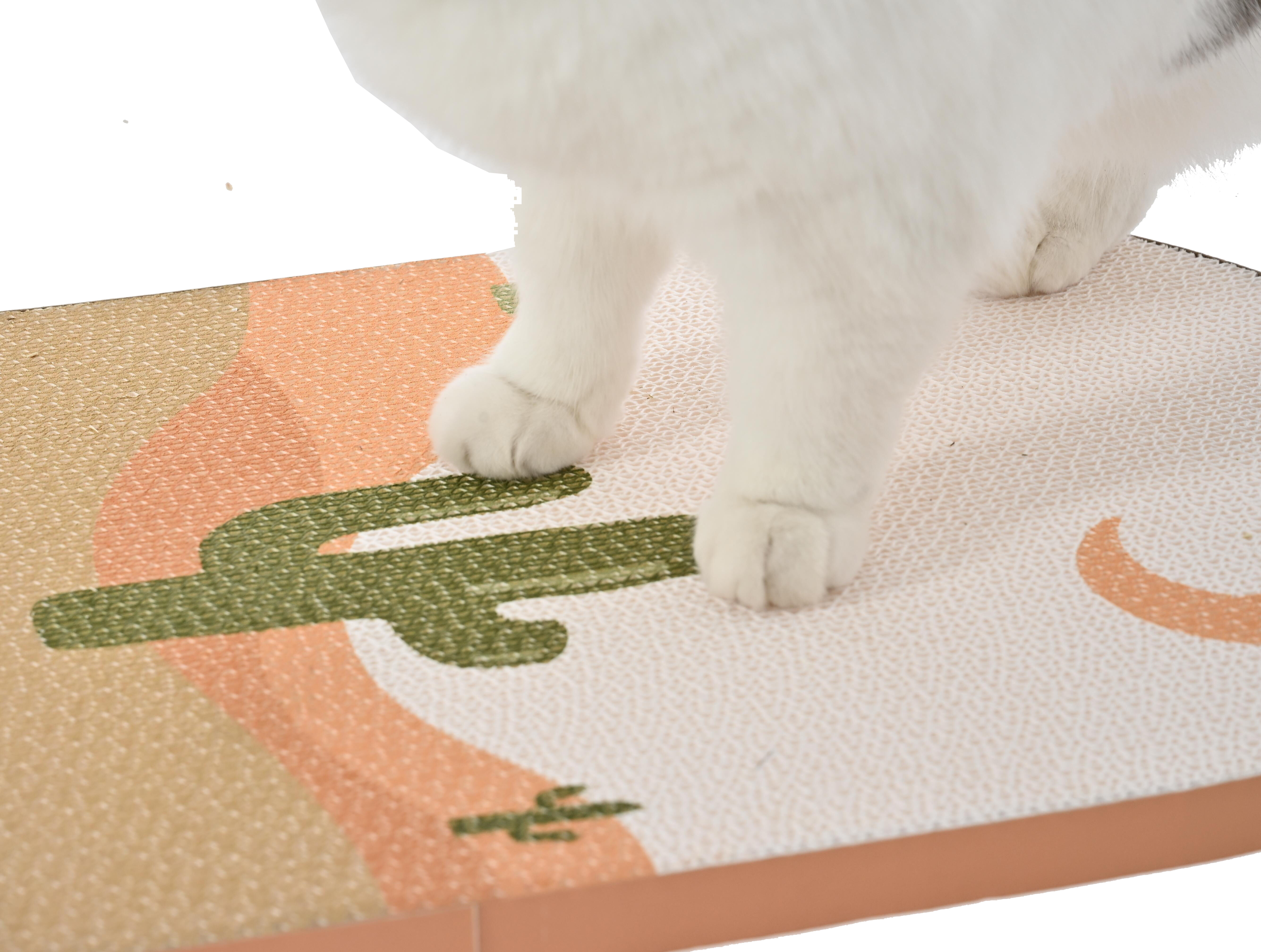 Leeby - Griffoir Desert Carton pour Chats - 43x32cm Image num&eacute;ro 4