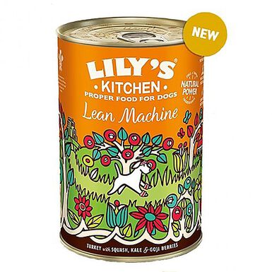 Lily's Kitchen - Pâtée Lean Machine à la Dinde et à la Courge pour Chien - 400g
