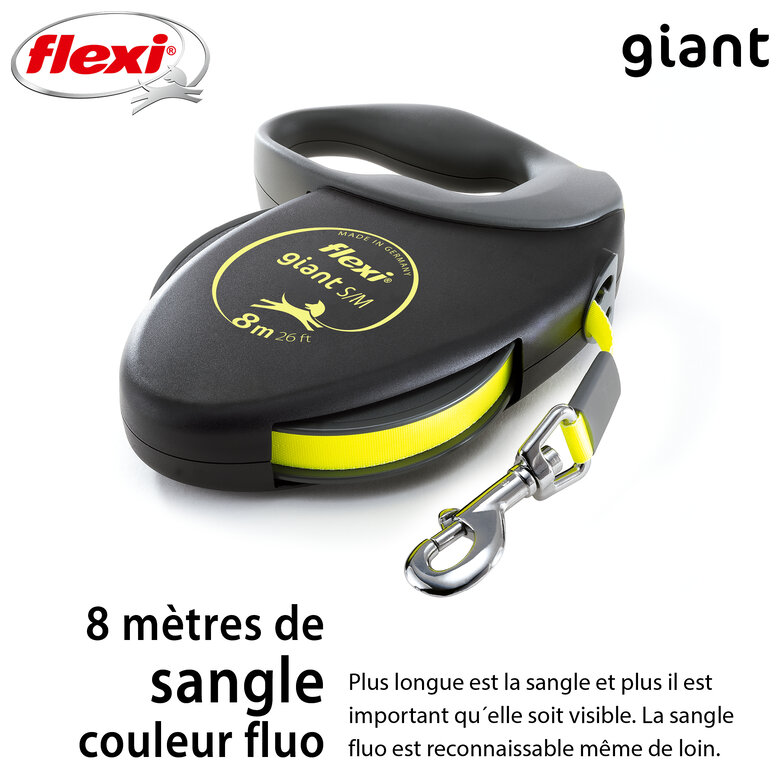 Flexi - Laisse Giant avec Sangle de 8m pour Chien M - Reflect Image numéro 2 Flexi - Laisse Giant avec Sangle de 8m pour Chien M - Reflect Image numéro 2