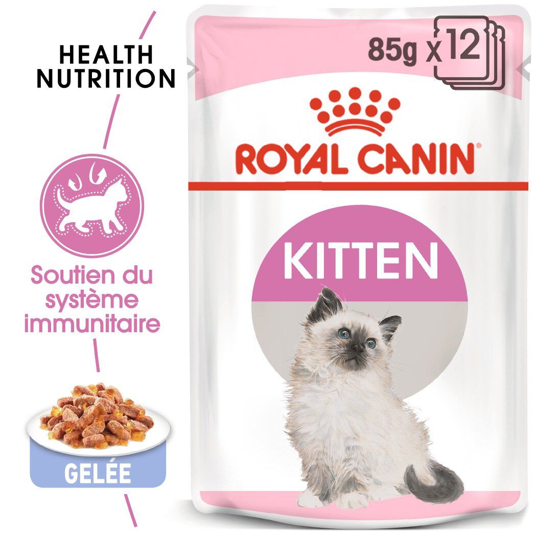 Royal Canin - Sachets Kitten Instinctive en Gel&eacute;e pour Chaton - 12x85g Image num&eacute;ro 2