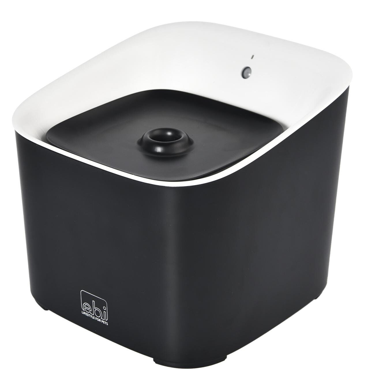 Ebi - Fontaine A Eau Manoa 3l - 20,5x20,5x18cm Noir/Blanc Image num&eacute;ro 1