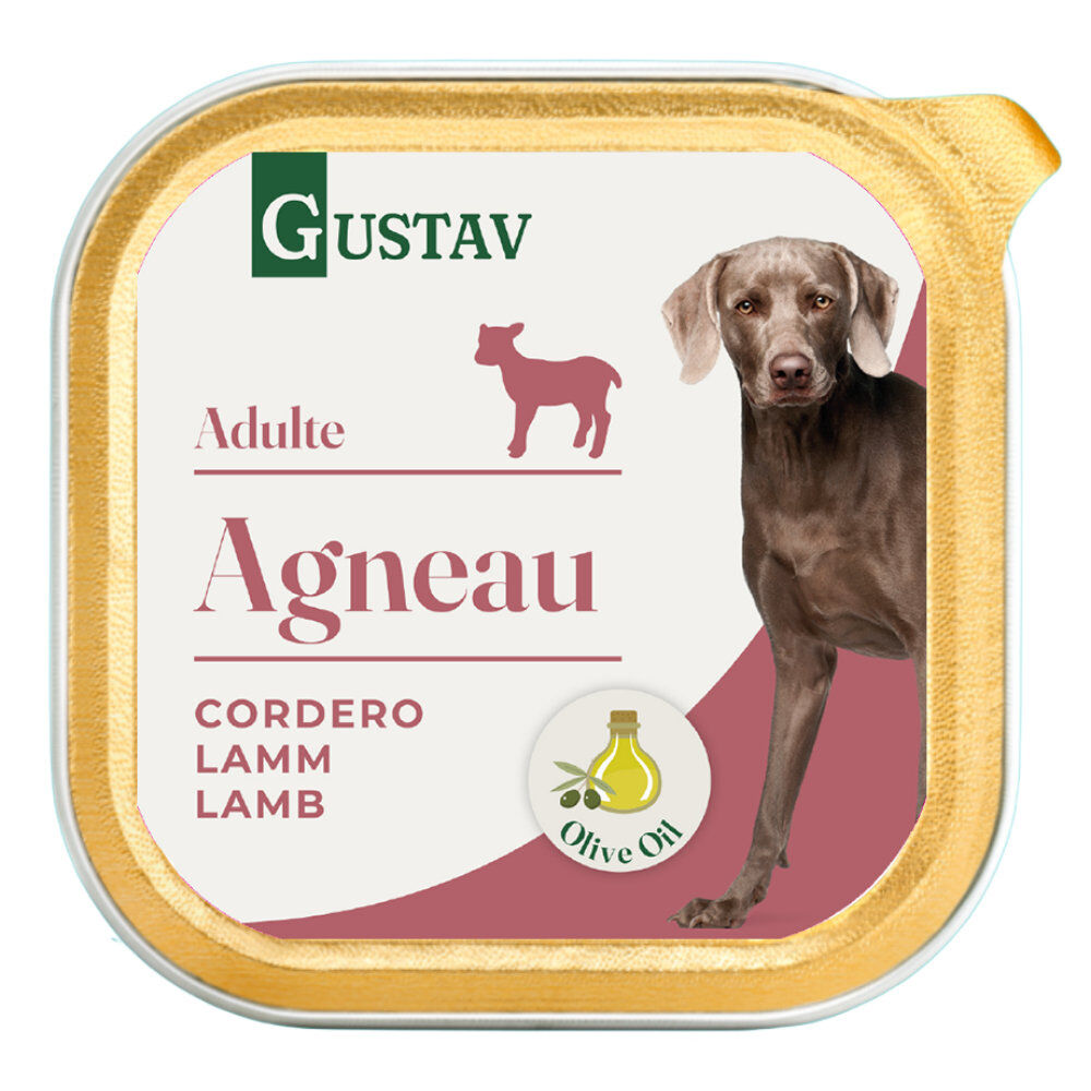 Gustav - P&acirc;t&eacute;e Adulte  &agrave; l'Agneau pour Chiens - 150g Image num&eacute;ro 1