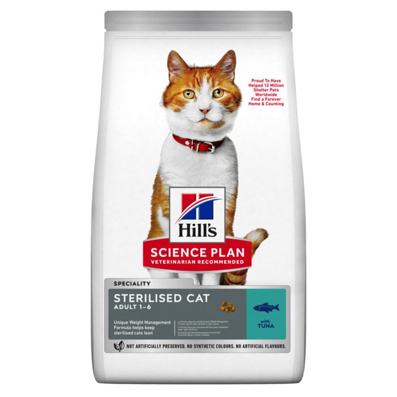 Hill's - Feline Young Sterilised Cat Adult Thon pour Chat - 3Kg Image numéro 1 Hill's - Feline Young Sterilised Cat Adult Thon pour Chat - 3Kg Image numéro 1