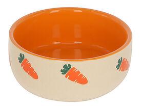 Kerbl - Gamelle Céramique Pour Rongeur Beige/Orange 250ml - 115cm
