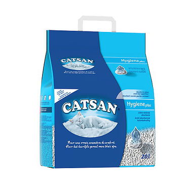 Catsan - Litière Minérale Hygiene Plus pour Chat - 20L