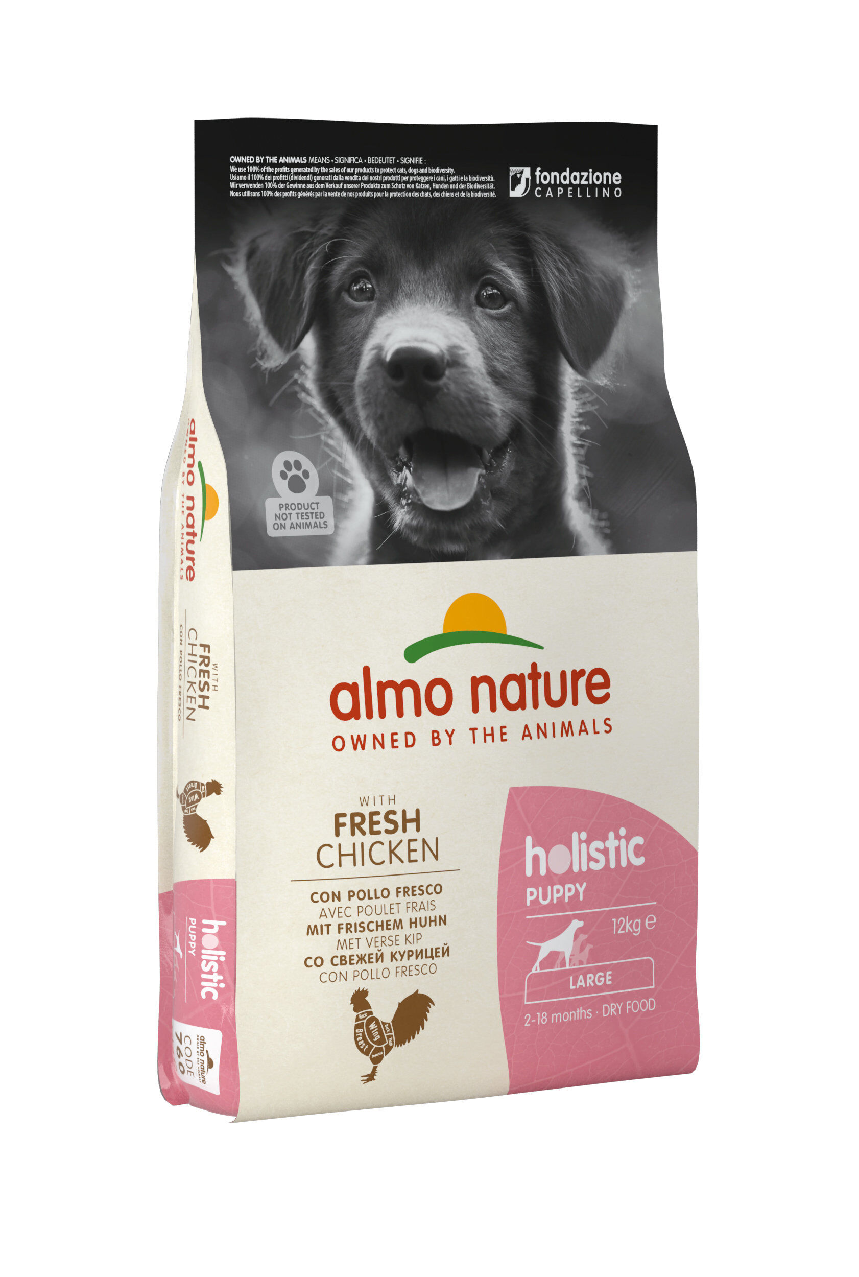 Almo Nature Holistic - Puppy Grande Race Poulet Frais - Sac 12 Kg Image num&eacute;ro 1