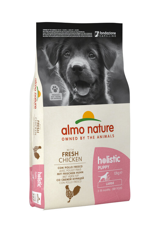 Almo Nature Holistic - Puppy Grande Race Poulet Frais - Sac 12 Kg Image numéro 1 Almo Nature Holistic - Puppy Grande Race Poulet Frais - Sac 12 Kg Image numéro 1