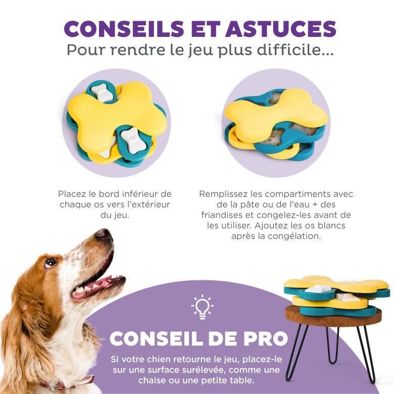 Nina Ottosson - Jeu Educatif Dog Tornado-Blu pour Chiens Image num&eacute;ro 5
