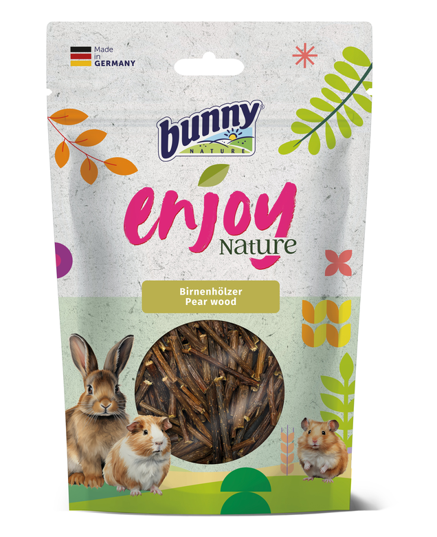 Bunny Nature - Snack Enjoy Nature Bois de poirier - 100g Image numéro 1 Bunny Nature - Snack Enjoy Nature Bois de poirier - 100g Image numéro 1