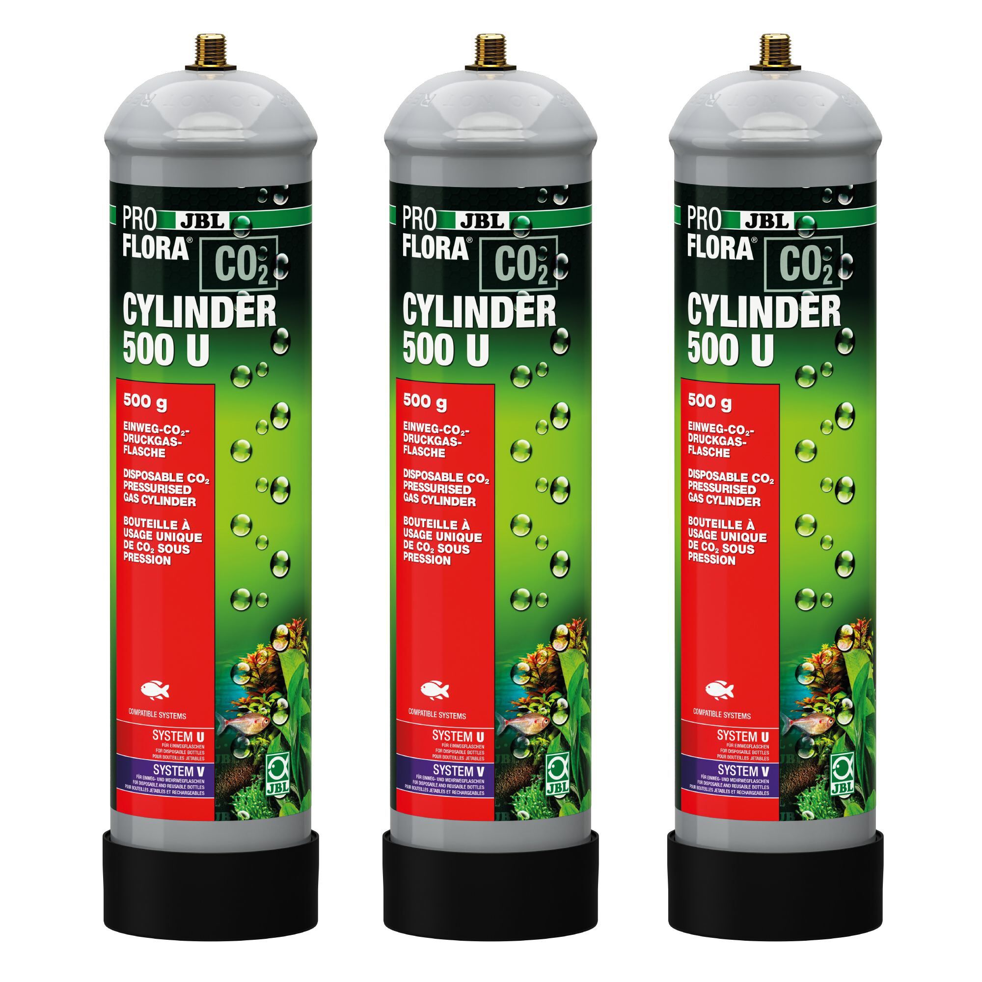 JBL - Bouteilles CO2 Proflora Cylinder 500 U pour Aquarium - 3x500g Image num&eacute;ro 2